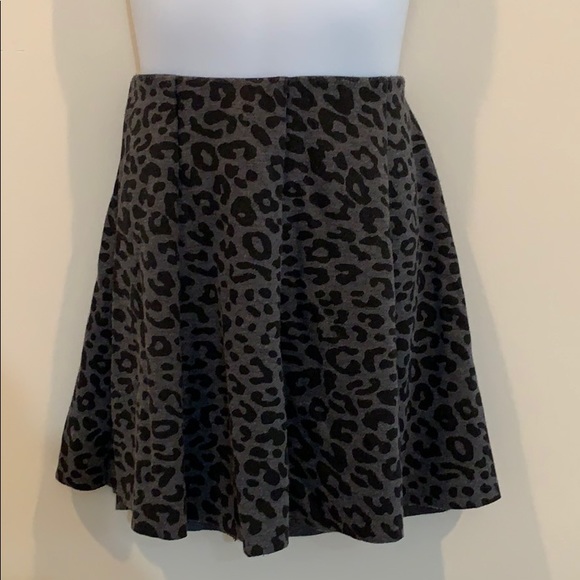 Aeropostale Black Cheetah Print Mini Skirt  Size M - Picture 5 of 6